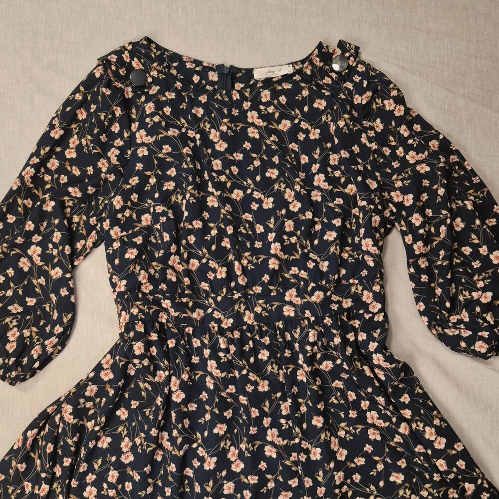 Green Floral Dress